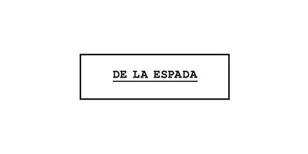 de la espada de la espada