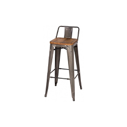 tolix宽背吧凳 tolix wide back bar stool