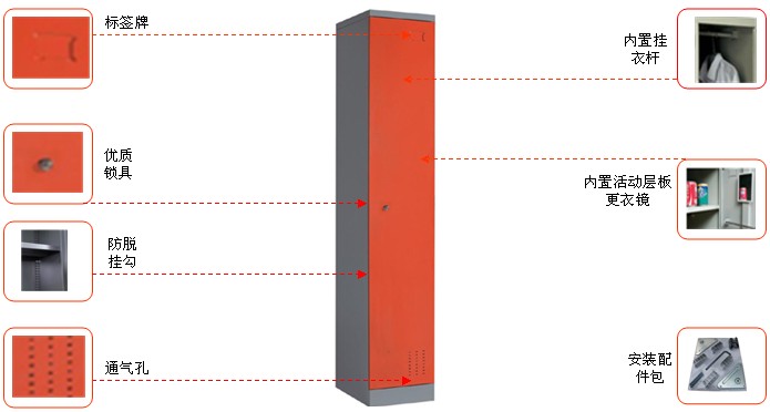 钢制更衣柜
